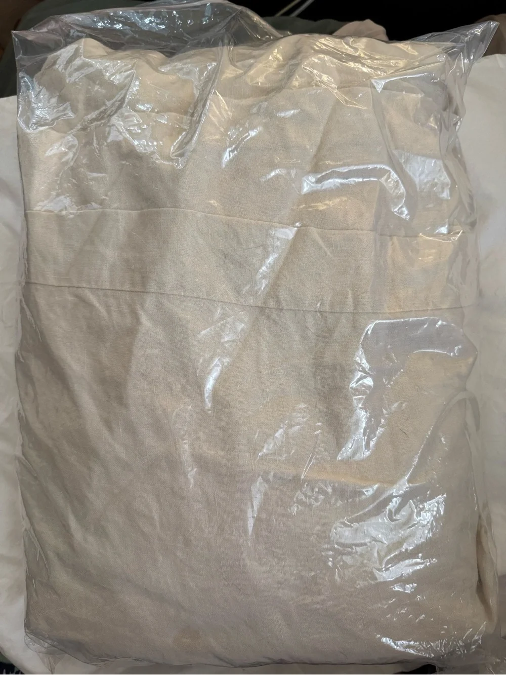 Quince 100% European Linen King / Cal King Duvet Cover NWOT Sand
